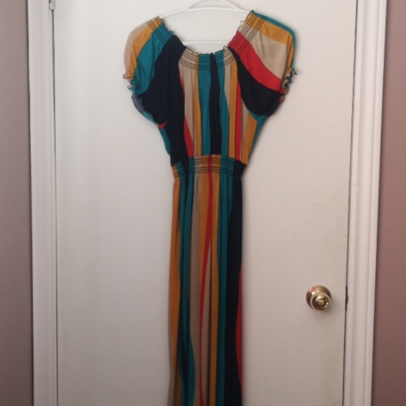 Unique multi-colour maxi dress - Picture 6 of 6